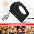 thumbnail image 1 of AIWA 5-Speed Electric Hand Mixer, 150W Handheld Kitchen Mixer with Stainless Steel Dishwasher-Safe Beaters, Black, 1 of 11