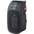 thumbnail image 1 of Aiwa Outlet Plug-in Electric Space Heater, Mini Heater with Adjustable Temperature Control, Black, 1 of 7