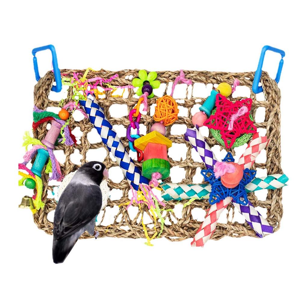 Curated visual reference: Fresh Look at Aixing Bird Foraging Wall Toy Parrot Swing Toy Bird Rope