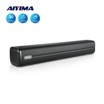 AIYIMA S02 Sound Bar for TV Soundbar with Subwoofer 16-Inch Wireless Bluetooth 5.0 3D Surround Speakers Optical/AUX/RCA/USB Connection