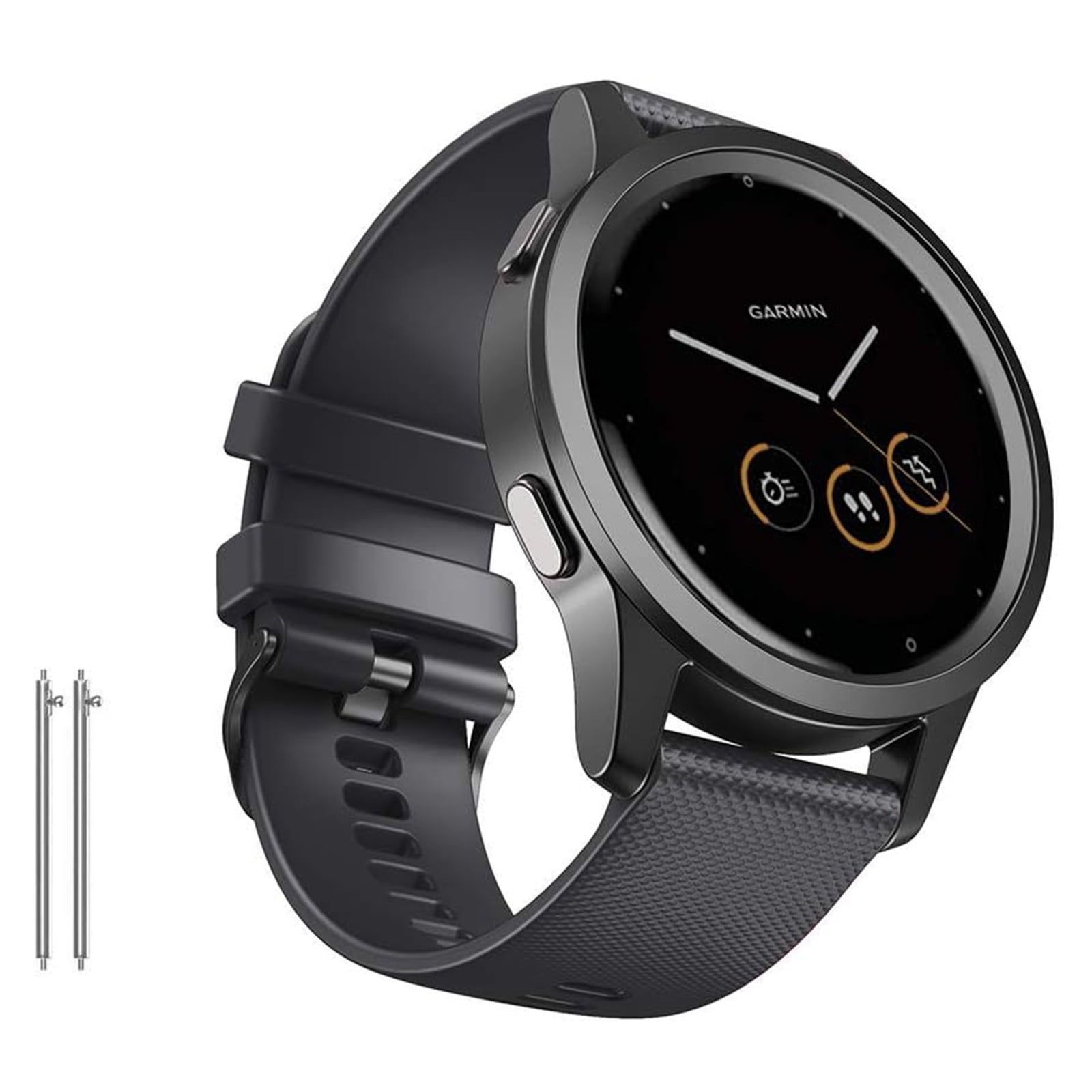 AIYOCK Compatible with Garmin Vivoactive 4S, Forerunner 255S/265S, Venu 2S/3S Band, 18mm Unisex Quick Fit Watch Band for Active S, Vivomove 3S (39 mm)