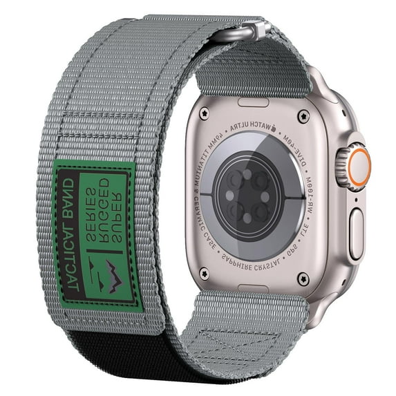 Composite Nylon Watch Band for Apple Watch Ultra2/Ultra Band 49mm 46mm 45mm 44mm for Men Women, Soft Replacement Watch Band Compatible with iWatch Series 10/9/8/7