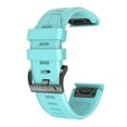 thumbnail image 1 of AIYOCK Compatible with Garmin Fenix 5 Plus/5/6/6 Pro/7/7 Pro Band, 22mm Unisex Easy Fit Silicone Watch Band for Forerunner 935/945, 1 of 7