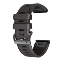 AIYOCK Compatible with Garmin Fenix 5X/5X Plus/6X/6X Pro Band, 26mm Unisex Sport Silicone Replacement Watch Band for Descent MK1/D2 Delta PX