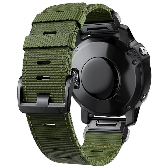 AIYOCK Compatible with Garmin Fenix 5X/7X/5X Plus/6X Band, 26mm Unisex Nylon Quick Release Watch Band for Descent MK1/D2 Delta PX