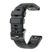 AIYOCK Compatible with Garmin Fenix 6/6 Pro/5/5 Plus Band, 22mm Unisex Silicone Watch Band for Forerunner 935/Approach S60