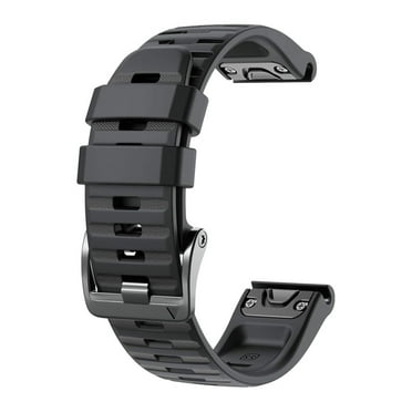 AIYOCK Compatible with Garmin Fenix 6/6 Pro/5/5 Plus Band, 22mm Unisex Silicone Watch Band for Forerunner 935/Approach S60