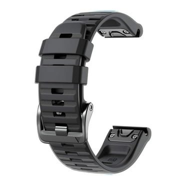 AIYOCK Compatible with Garmin Fenix 6X Pro/6X/7X/5X Band, 26mm Unisex Silicone Watch Band for Descent MK1/D2 Charlie