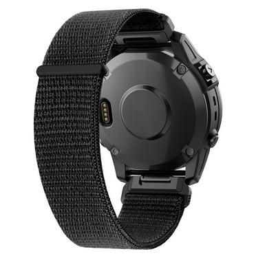 AIYOCK Compatible with Garmin Fenix 7X/6X/6X Pro/5X Band, 26mm Unisex Nylon Velcro Watch Band for Garmin Descent MK1/D2 Delta PX