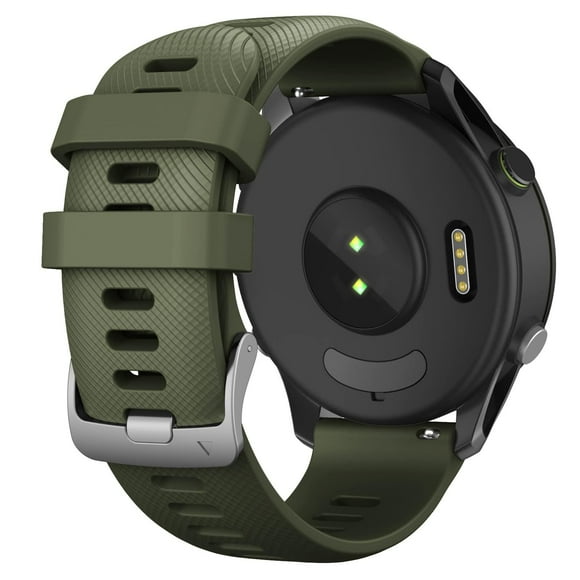 AIYOCK Compatible with Garmin Vivoactive 4/Forerunner 255/265 Band, 22mm Unisex Silicone Replacement Watch Band for Gear S3 Frontier/Venu 2