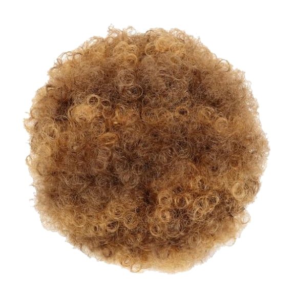 AIYUQ.U African Drawstring Ponytail, Premium Synthetic Curly Natural Drawstring Ponytail
