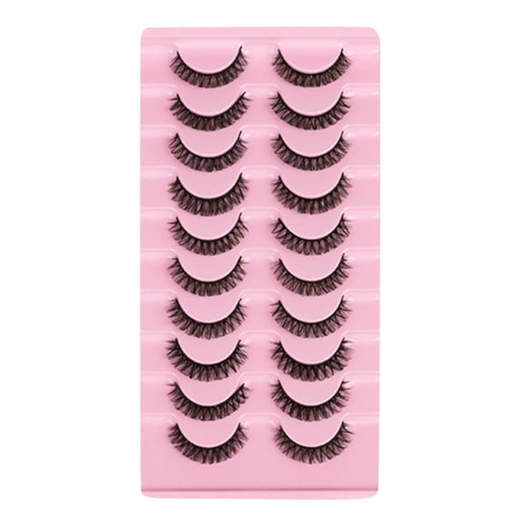 AIYUQ.U Popular Style Strip Lashes Private Labels Eyelash Extension Strip Deep Curl Eyelash