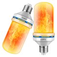 thumbnail image 1 of AIZHIWENG LED Flame Effect Fire Light Bulbs E26 Flickering Fire Atmosphere Decorative Lamps 2-Pack, 1 of 7