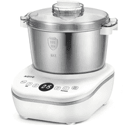 AIZIYO DoughChief, 5.3QT Dough Maker, Dough Mixer with Ferment Function, 304 Stainless Steel Bowl, Removeable lid, Face-up Touch Panel, Electric Dough Proofing 
