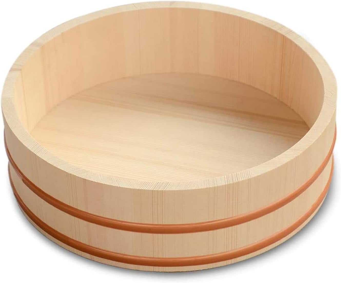 Hangiri En Bois Paderno - Bol à Riz Sushi Traditionnel Japonais 45 Cm
