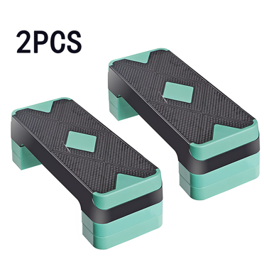ZenSports 16-in Aerobic Step Platform W/4 Risers, Height Adjustable ...