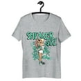 AJ 1 High OG Green Glow TShirt Match Sneaker Girl Bunny