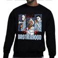 AJ 1 Mid Diffused Blue Grey Sweatshirt Match Dark Brotherhood Up to