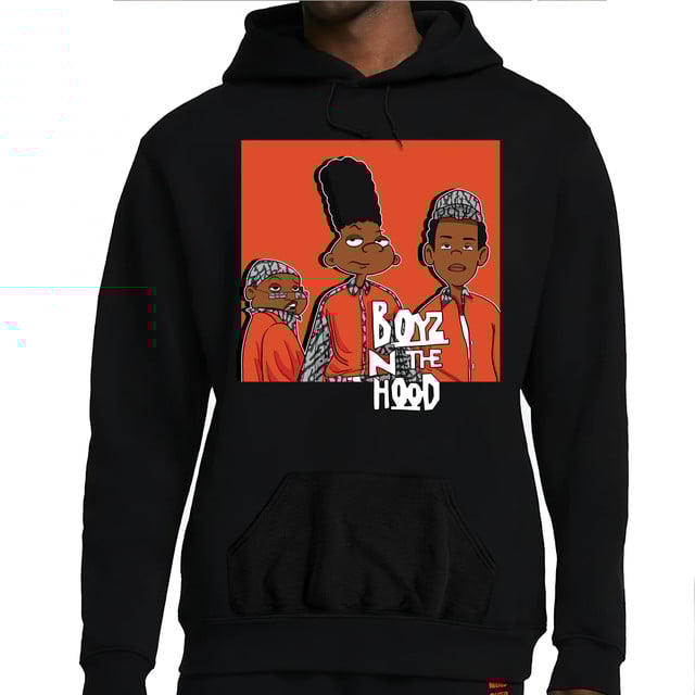 AJ 3 Peach Hoodie Match Boyz N The Hood 90s Up to size 4XL