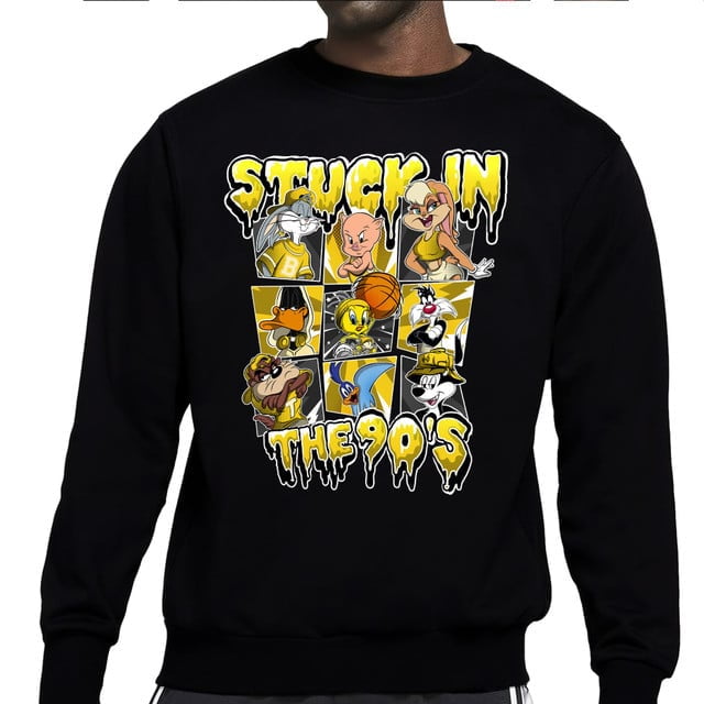 AJ 4 Vivid Sulfur Sweatshirt Match Stuck in the 90'S Up to size 4XL