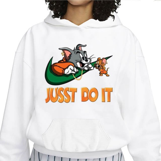 AJ 5 MAM Hurricanes Hoodie Match Jusst Doo It Cat And Mouse Up to size