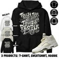 AJ 5 SE Sail Hoodie Tough People Never Fall, In Sand To Match Sneaker
