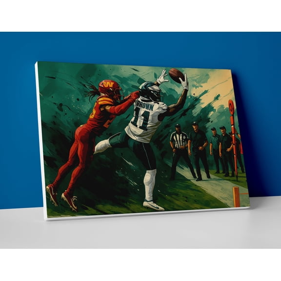 AJ Brown Poster or Canvas Wall Art