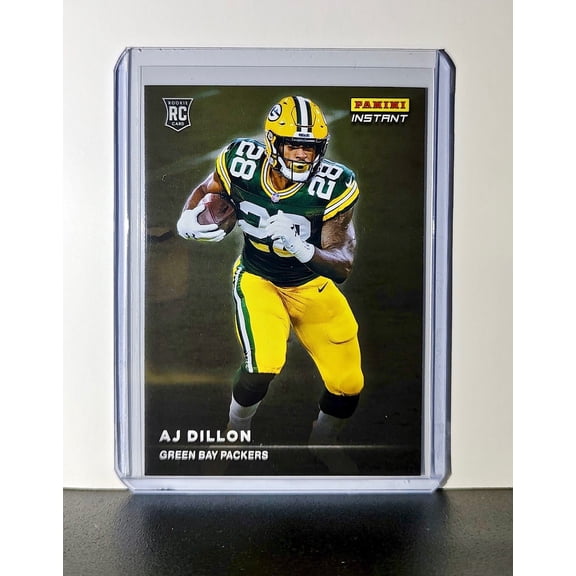 AJ Dillon Rookie 2020 Panini NFL #22 Rookie Spotlight Card Green Bay Packers
