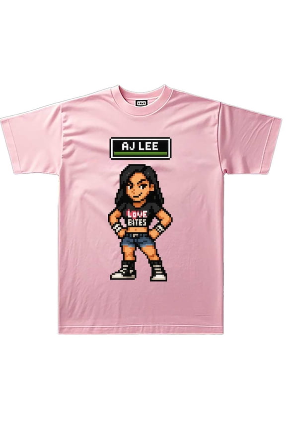AJ Lee 8 Bit Merch Summer Unisex Short-sleeved T-shirt Fashion Y2K Printed Casual Stylish Design Tee