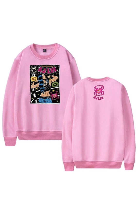 AJ Lee Comic Merch Sweatshirt Women Men Casual Crewneck Long Sleeve Pullover Clothes