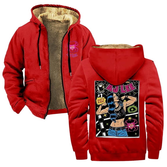 AJ Lee Comic Merch Zipper Hoodies Women Men Jacket Parkas Long Sleeve Fashion Streetwear Coat