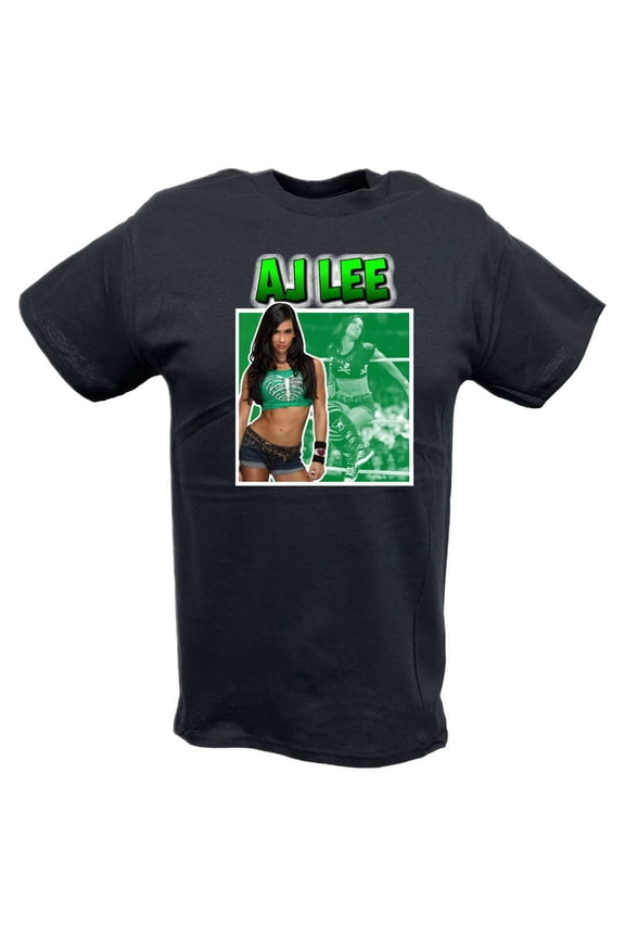 AJ Lee Green with Envy Logo T-shirt