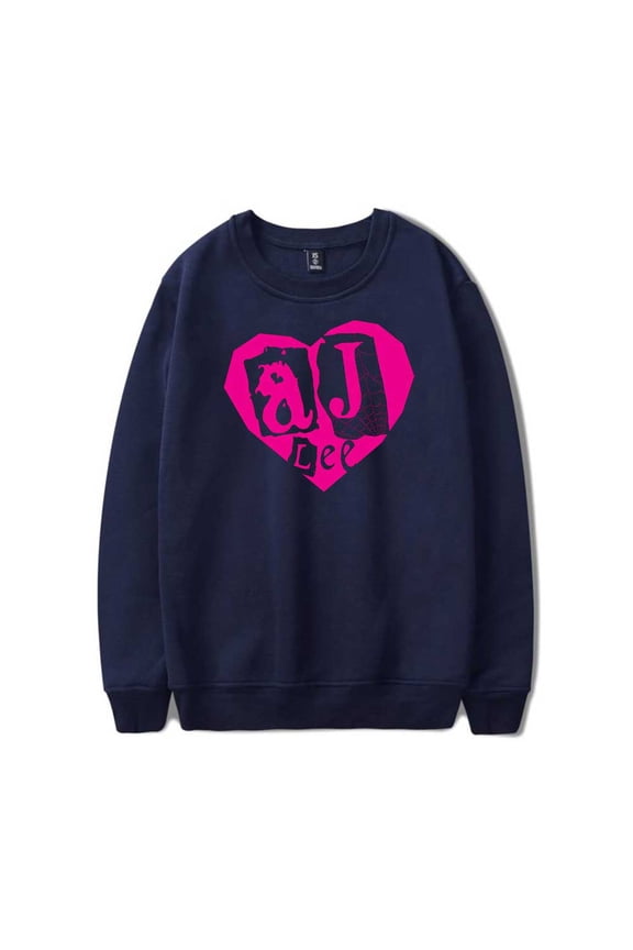 AJ Lee Heart Logo Merch Crewneck Sweatshirts Cosplay Women Men Fashion Long Sleeve Stylish Y2K Design Top