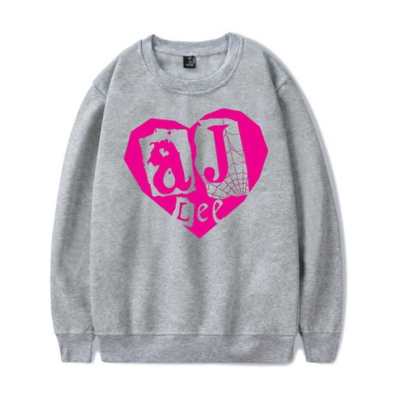 AJ Lee Heart Logo Merch Crewneck Sweatshirts Cosplay Women Men Fashion Long Sleeve Stylish Y2K Design Top