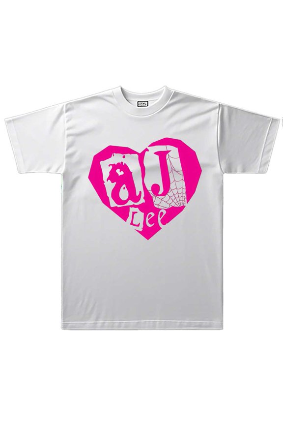 AJ Lee Heart Logo Merch Summer Unisex Short-sleeved T-shirt Fashion Y2K Printed Casual Stylish Design Tee