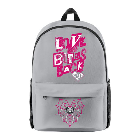 AJ Lee Love Bites Back Backpack Unisex Fashion Shoulders Bag Casual Daypacks