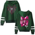 thumbnail image 1 of AJ Lee Love Bites Back Hoodie Pocketless Sweatshirt Long Sleeve Streetwear Unisex Pullovers, 1 of 2