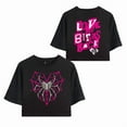 thumbnail image 1 of AJ Lee Love Bites Back Merch Merch T-Shirt For Women&Girls Midriff Short Sleeve Summer Clothing Vest Tee, 1 of 6