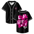 thumbnail image 1 of AJ Lee Love Bites Baseball Jersey Short Sleeve Button-up Shirts Men Women Streetwear Tops, 1 of 2