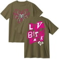 thumbnail image 1 of AJ Lee Love Bites Cotton T-Shirt Women Men Fashion Crewneck Short Sleeve Tee, 1 of 3
