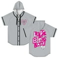 thumbnail image 1 of AJ Lee Love Bites Hooded Baseball Jersey Short Sleeve Shirt Women Men Crewneck Tee, 1 of 3