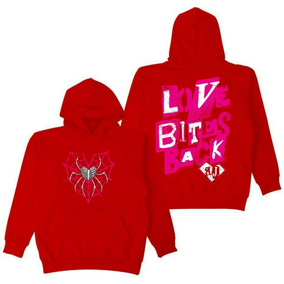AJ Lee Love Bites Hoodie Long Sleeve Streetwear Men Women Hooded Sweatshirts