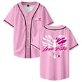 thumbnail image 1 of AJ Lee Love Bites Merch Baseball Jersey Short Sleeve Button-up Shirts Men Women Streetwear Tops, 1 of 3
