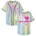 thumbnail image 1 of AJ Lee Love Bites Merch Baseball Jersey Short Sleeve Button-up Shirts Men Women Streetwear Tops, 1 of 3