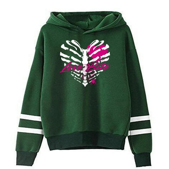 AJ Lee Love Bites Merch Hoodie Pocketless Parallel Bars Sleeve Streetwear Men Women Hooded Sweatshirt
