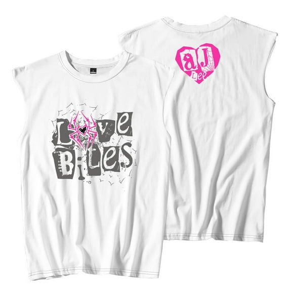 AJ Lee Love Bites Sleeveless T-Shirts Streetwear Tee Cosplay Women Men Fashion Tank Tops