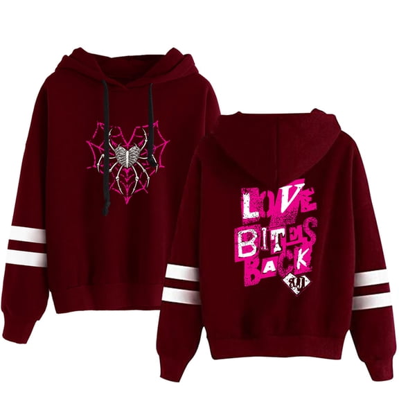 AJ Lee Love Bites Spider Web Men/Women Hoodie Streetwear Sweatshirt Long Sleeve Hooded