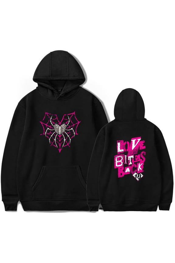 AJ Lee Love Bites Spider Web Men/Women Hoodies Sweatshirt Fashion Streetwear Casual