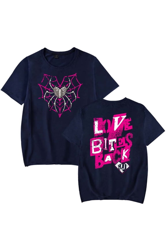 AJ Lee Love Bites T-Shirt Women Men Casual Crewneck Short Sleeve Fashion Tee