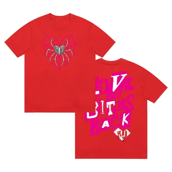 AJ Lee Love Bites T-shirt Crewneck Short Sleeve Cotton Tee Men Women Streetwear Tops